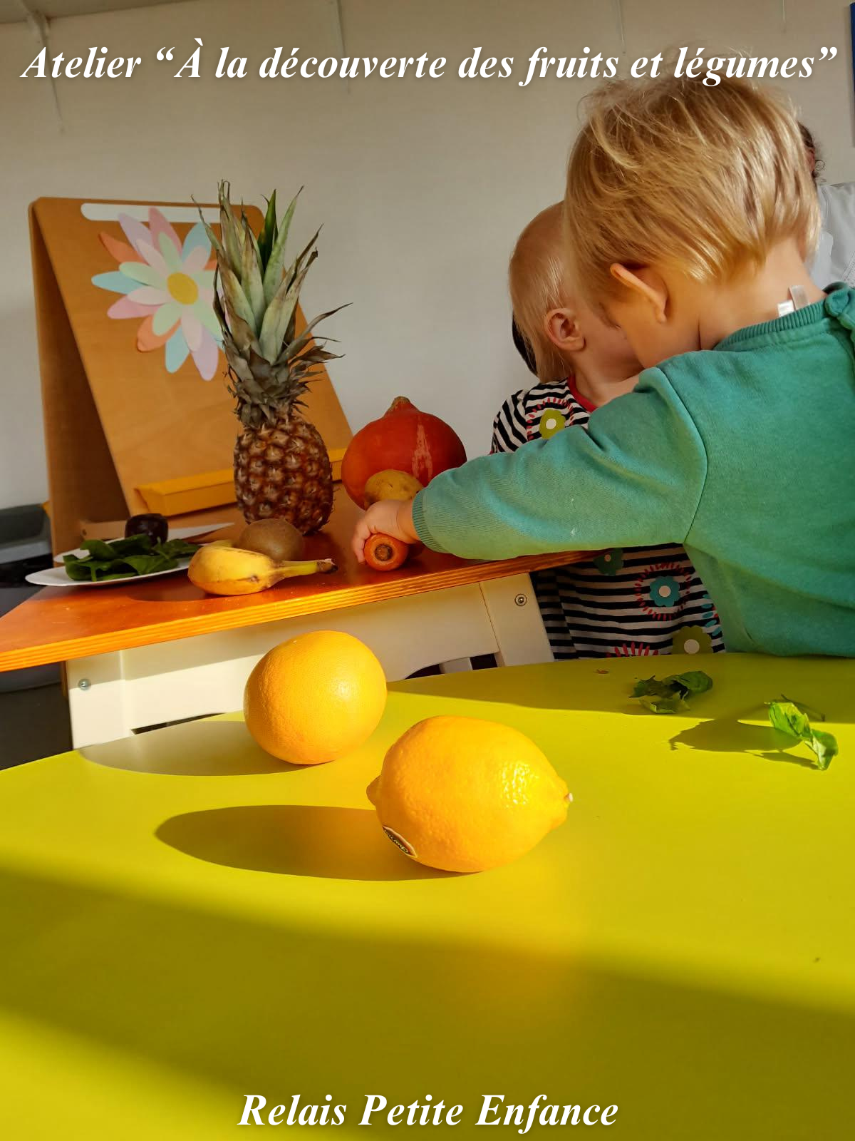 Atelier nutrition enfant crèche